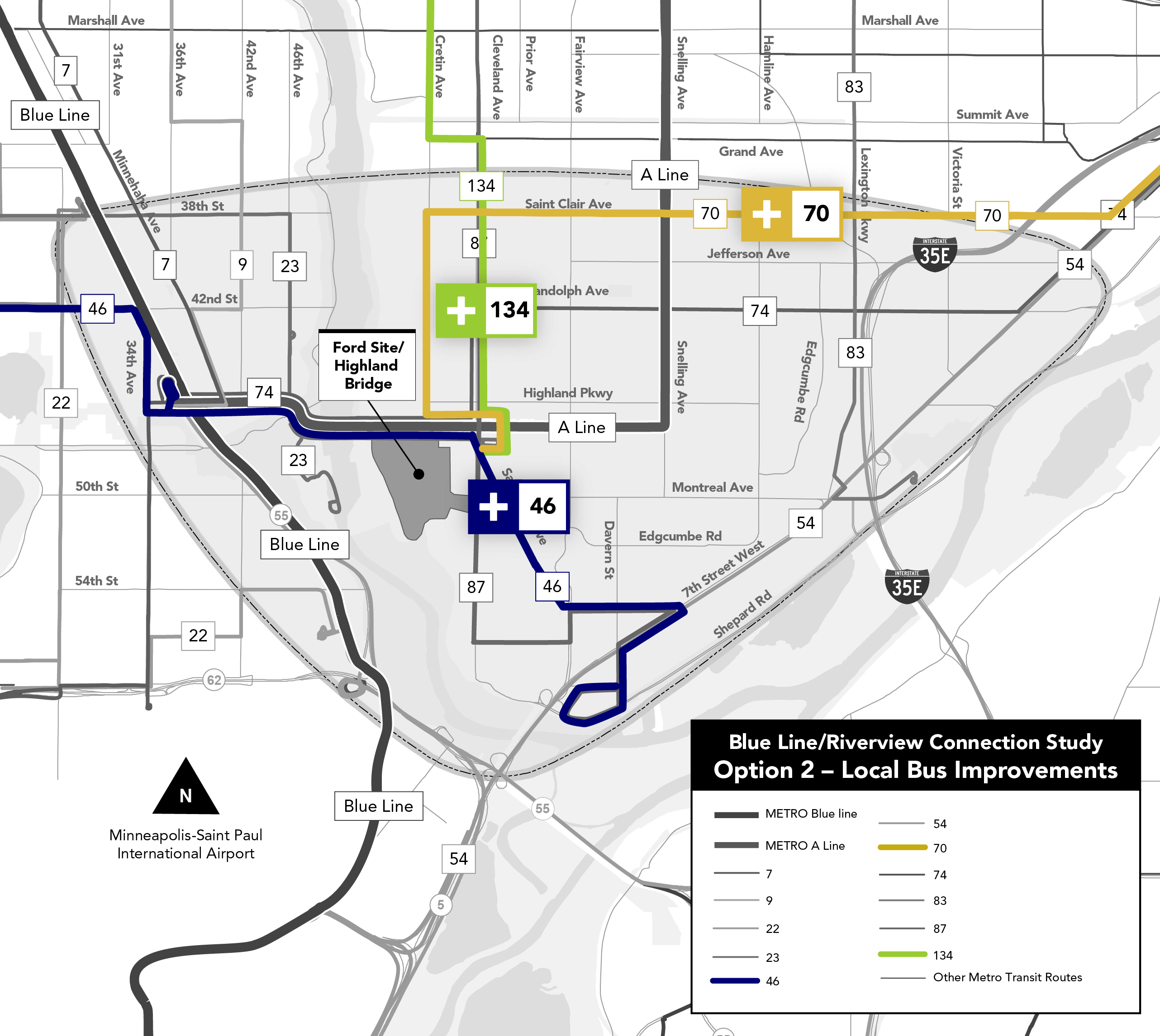 High-level study area map