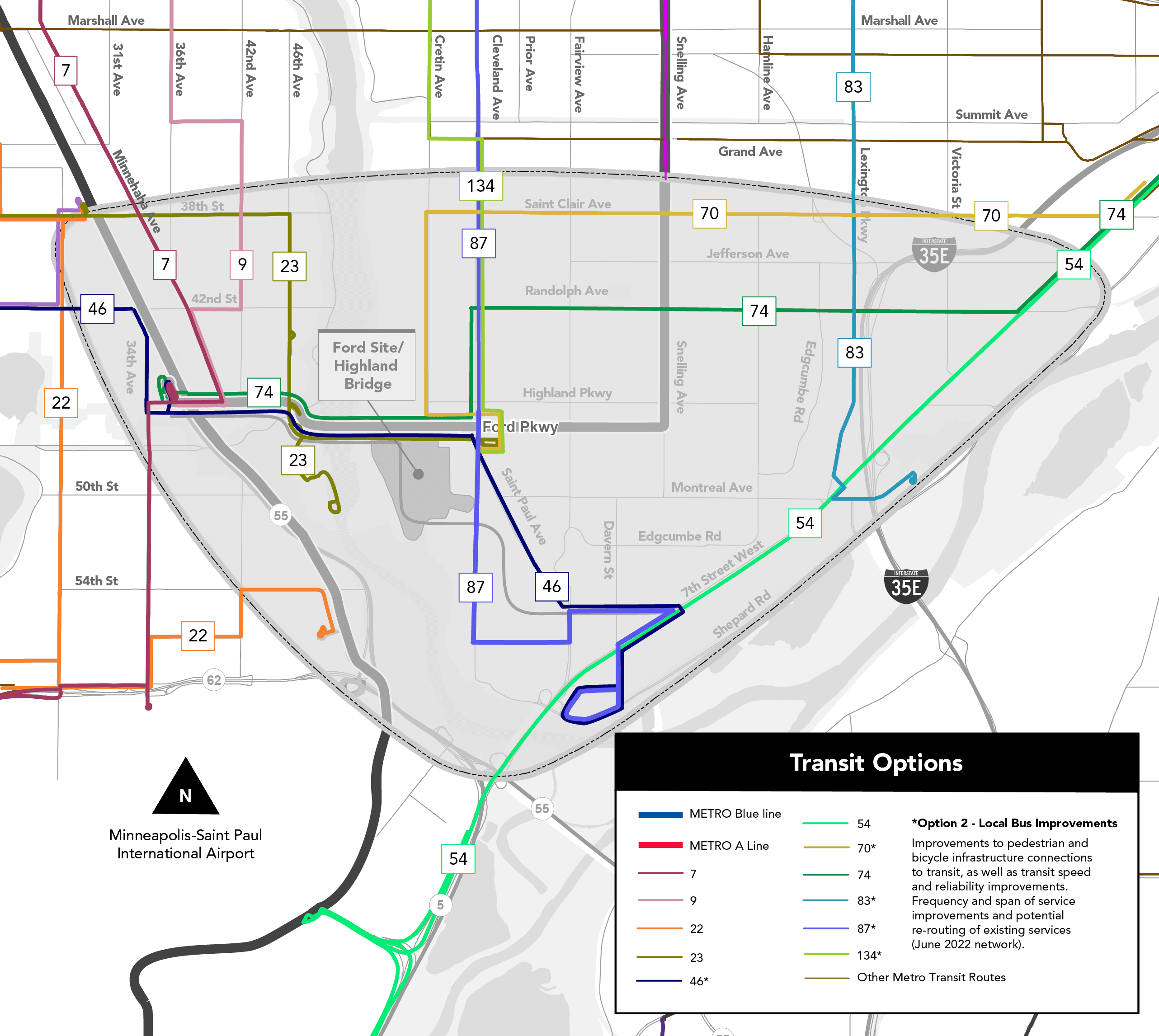 High-level study area map