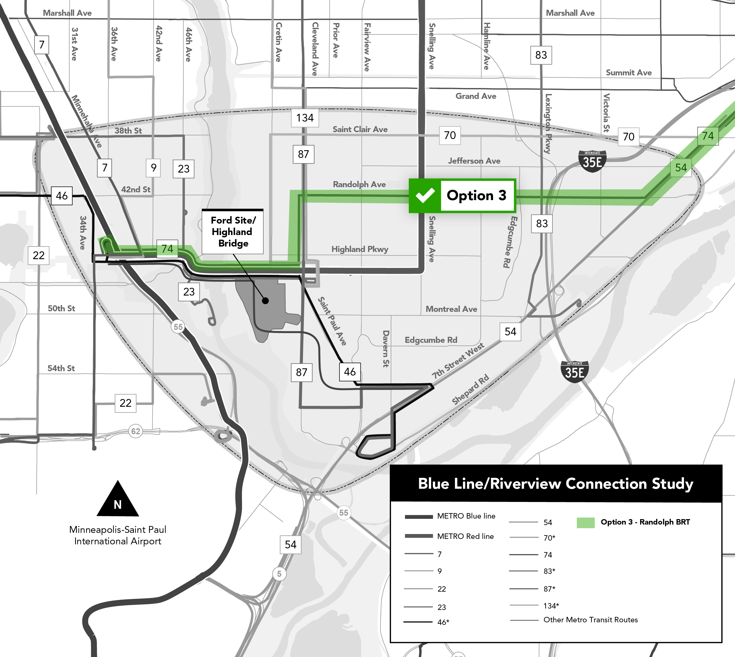 High-level study area map
